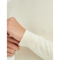 Enzo Pique Sweater Ivoor