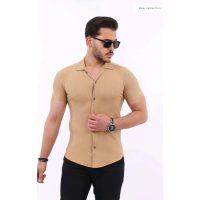 Dolcerini Shirt – Overhemd Camel