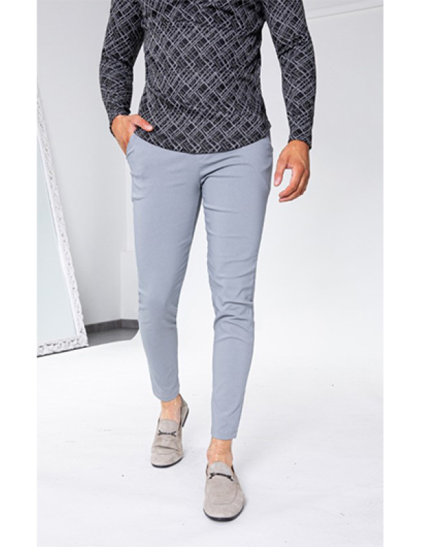 Camorra Chino Stretch Super Fit - GREY