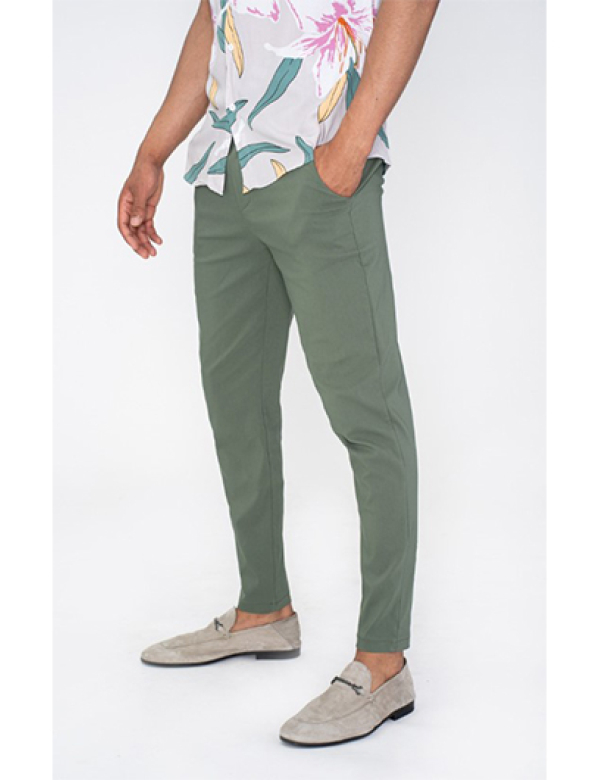 Camorra Chino Stretch Super Fit - KAKI